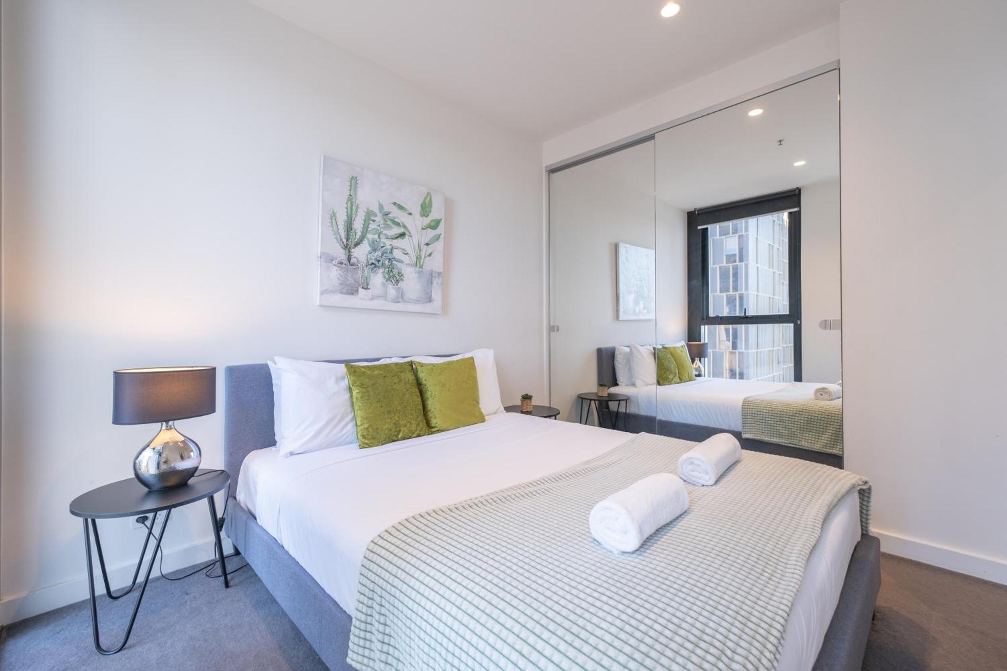 Relaxed 1Br1Ba City View Apt Wifi In Cbd Melbourne Bagian luar foto